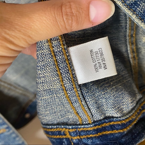 Mossimo denim distressed jean jacket - Picture 5 of 12